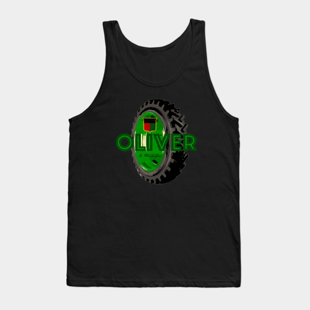 Oliver Tractors USA Tank Top by Midcenturydave